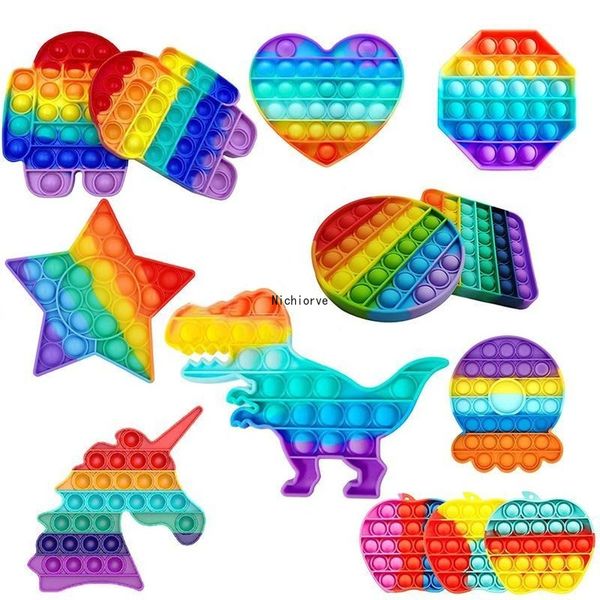 

24 hours shippush fidget toy bubble sensory autism special needs stress reliever it squeeze sensory toy for kids family 2021