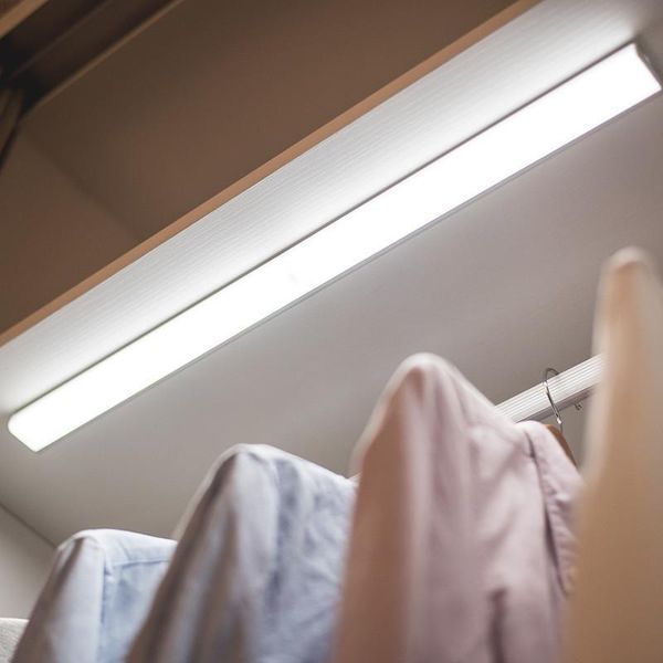 

motion sensor cabinet night light for wardrobe closet stairs kitchen bedroom home wall table lamp decoration usb charging