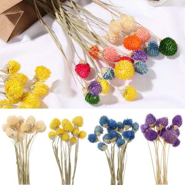 

15pcs strawberries grass bouquet gift party supply wedding home decor natural plant stems real dried flower floral arrangement decorative fl