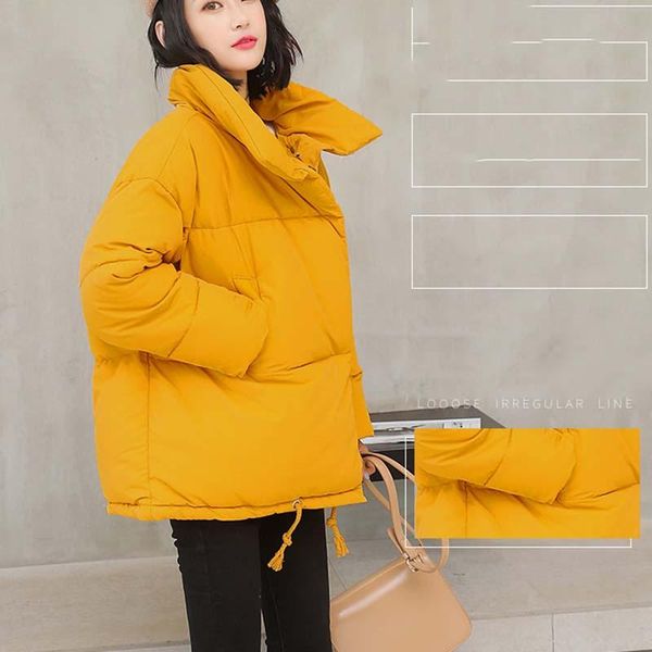 

women's trench coats autumn winter jacket women coat 2021 fashion female stand parka warm casual plus size overcoat ko163, Tan;black