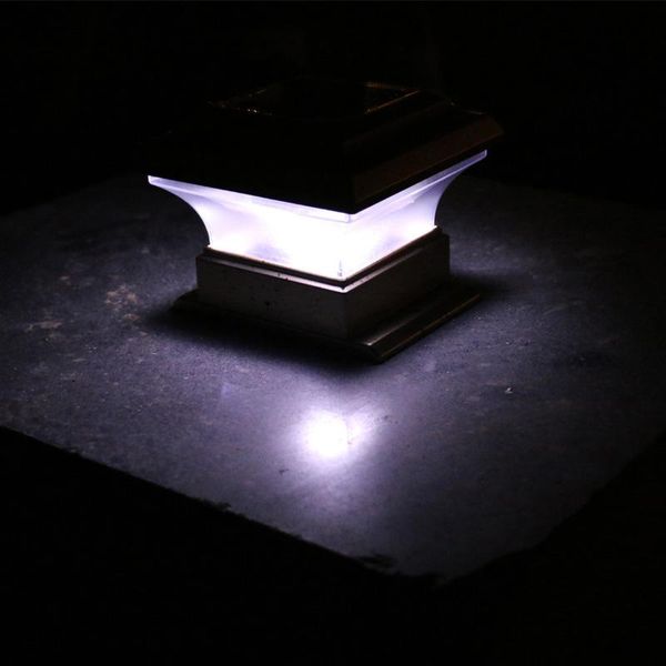 

solar lamps 4 inches powered light outdoor garden deck patio fence pathway post for posts home accessories