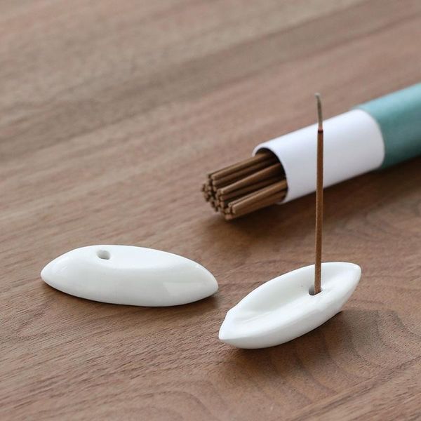 

fragrance lamps 2pcs multi style incense burner stick holder ceramic censer rack home decor chopstick table supplies