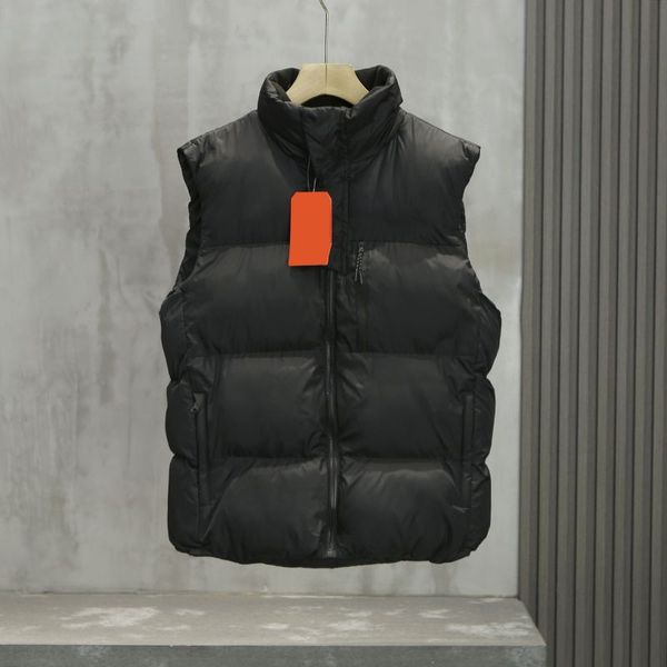 

men jacket down vests coat designers parkas couples clothing apparel sportswear letters plain zipper loose sleeveless letters printed luxury, Black;white