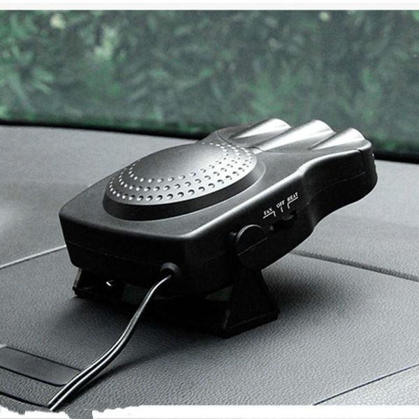 

handlebars 12v 150w 2 in 1 car vehicle heater heating cooling fan portable windscreen demister defroster
