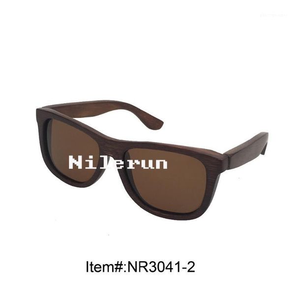 

sunglasses classical handmade brown bamboo, White;black