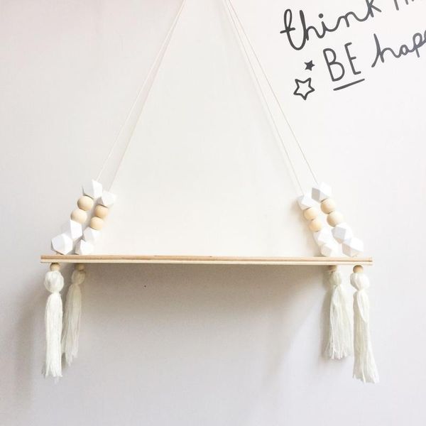 

premium wood swing hanging rope wall mounted floating shelves plant flower pot indoor outdoor decoration simple design 2021 other home decor