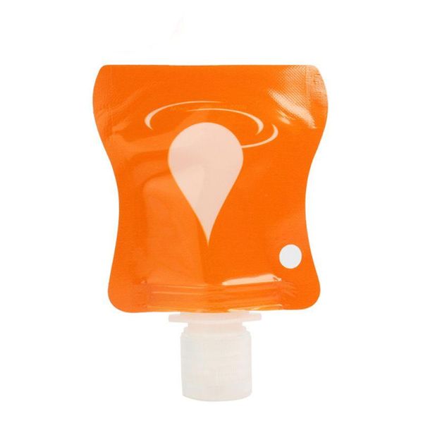 

storage bottles & jars y98b mini plastic triangle fruit shape empty bag lotion cream shampoo dispenser water drop printed refillable bottle