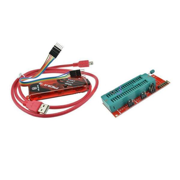 

video cables & connectors pickit3 programmer+universal pic icd2 pickit 2 3 programming adapter seat