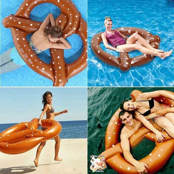 

150cm inflatable swimming pool float toys donut air mattress giant ring clircle for kids floats & tubes