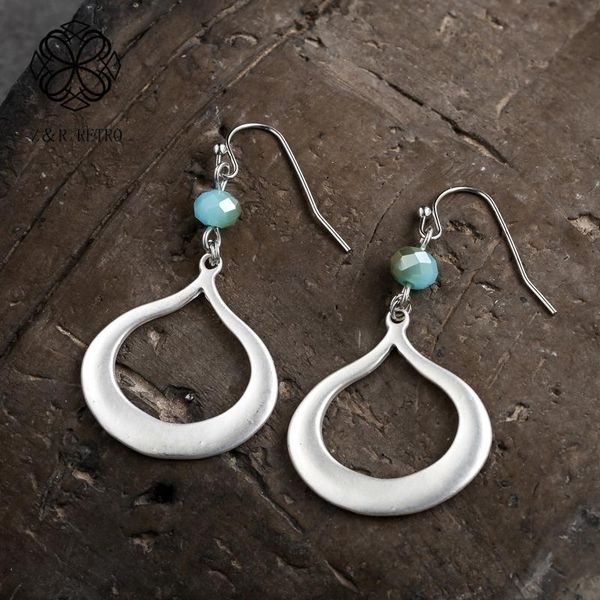

fashion hollow water drop hook earrings cute sweet tear eardrop jewelry trendy style dangle for women & chandelier, Silver