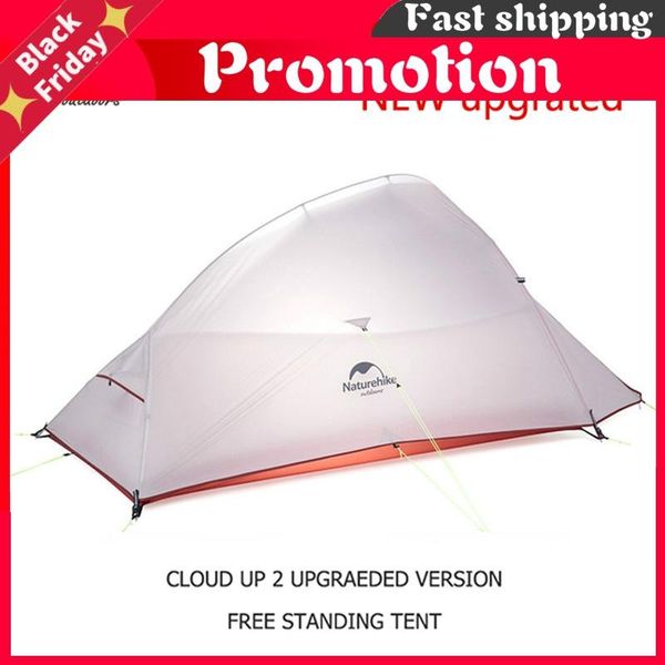 

tents and shelters cloud up serie 123 upgraded camping tent waterproof outdoor hiking 20d 210t nylon backpacking with mat