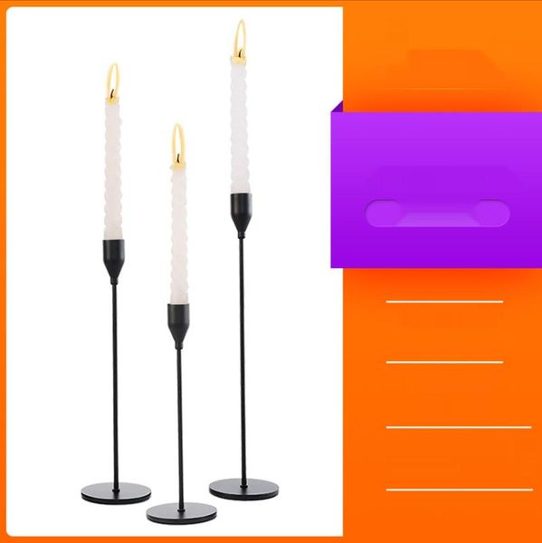 

candle holders black candlestick cup decoration home candlelight dinner wedding ornaments dining table decor