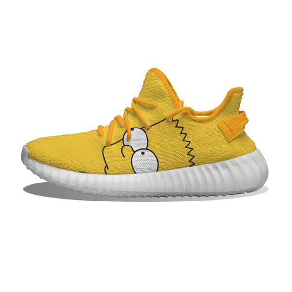 

diy custom the simpsons running sho mh printed mens womens trainers outdoor sports sneakers