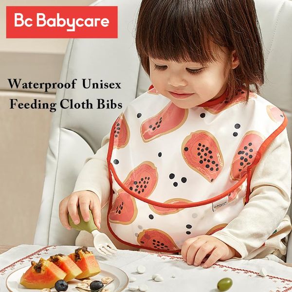 

bibs & burp cloths bc babycare tpu baby bib waterproof washable fashion stain/oil/odor resistant adjustable infant feeding cloth pock