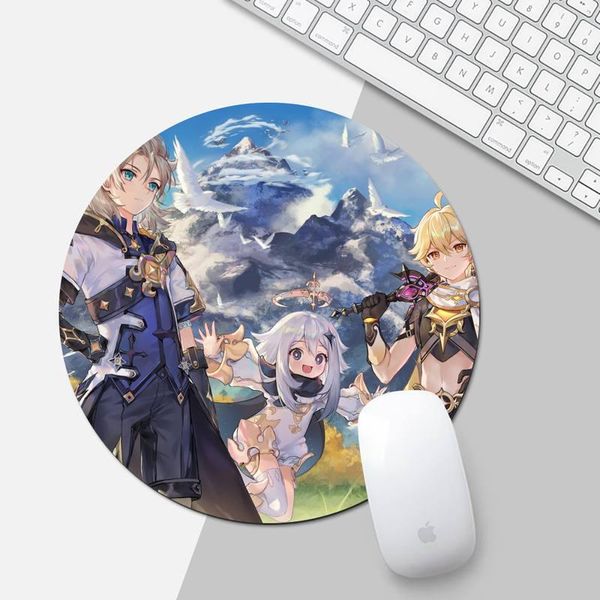 

mouse pads & wrist rests genshin impact cute lapcomputer mousepad pad game officework mat non-slip cushion