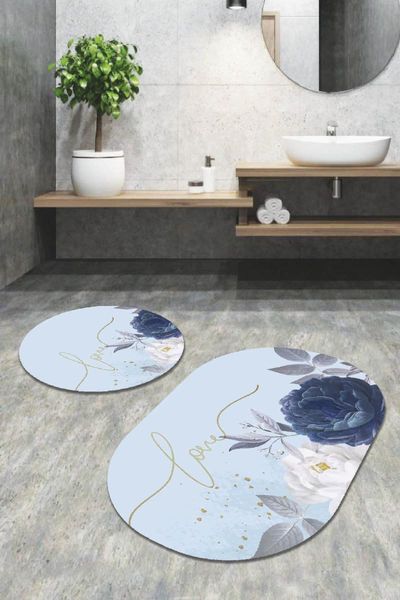 

bath mats digital mat set for closet 2 60x90 - 60x60 cm. bs096