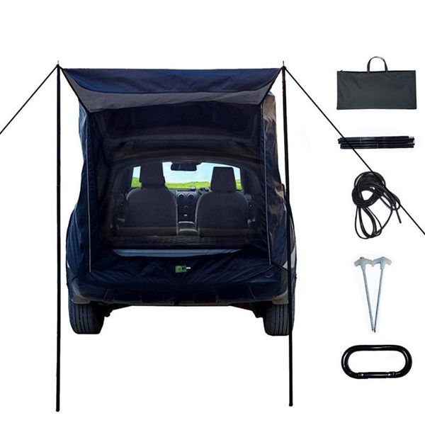 

tents and shelters car trunk tent outdoor self-drive tour tail extension sunshade rainproof bbq camping rear awning for suv hatchback