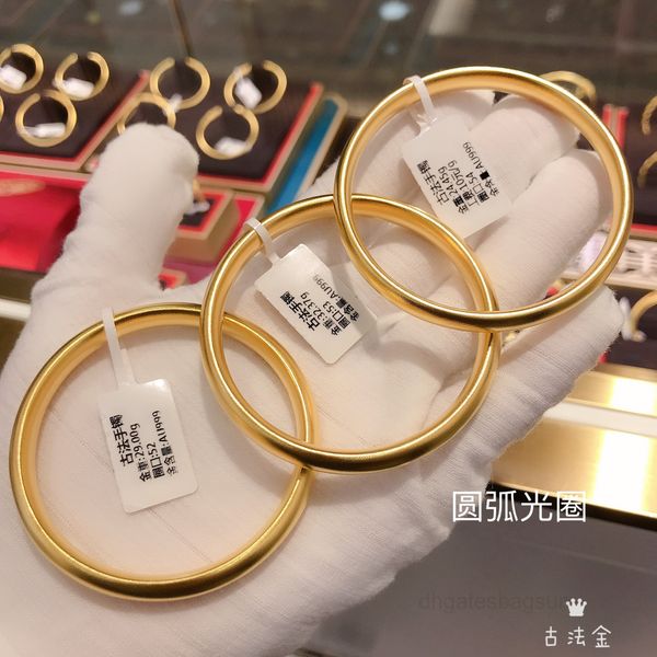 

production card family's same pumpkin small manyao ancient inheritance bracelet, full gold 999, Black