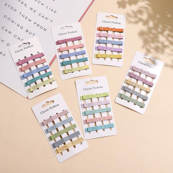 

hair accessories korean style colorful /12pcs girl women 6cm word clip bobby pin barrette salon grip hairpins hairgrip metal hairaccessory, Slivery;white