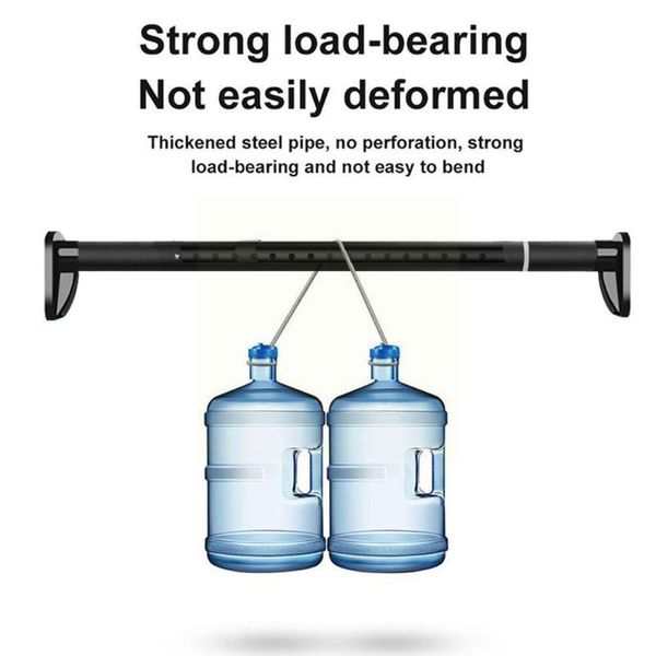 

shower curtains 50-80cm punch-clothing rod extendable stainlesssteel curtain pole easy installation for diy space poles g3m9
