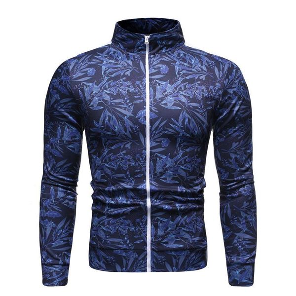 

men's jackets 2021 spring and autumn jacket european american style printed casual fashion trend, Black;brown