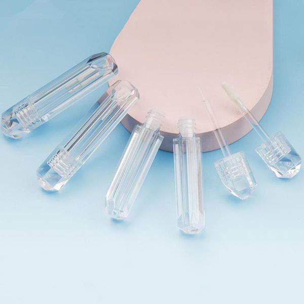 

storage bottles & jars 100pcs 2ml clear plastic lip gloss empty tube cosmetic container,diy eyelash glue refillable bottle