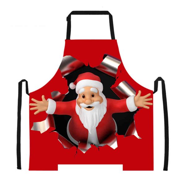 

custom made aprons santa elk snowman apron kitchen suppli cooking apron gift