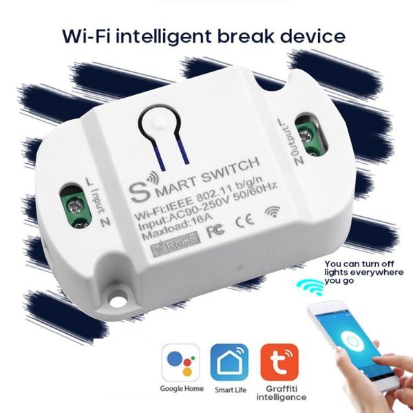 

smart home control tuya light switch wifi wireless switches module automation timer support amazon alexa google assistant ifttt