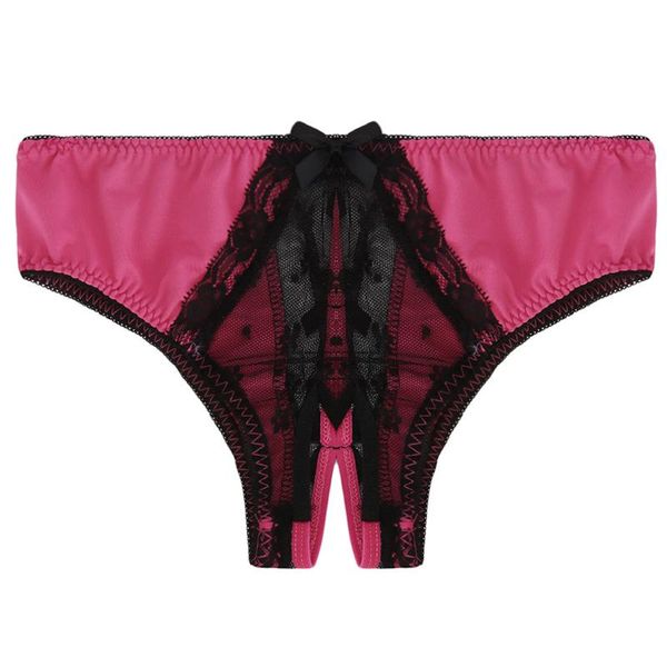 

women's panties low-rise briefs for women lace transparent lingerie thongs lady erotic underwear perspective, Black;pink