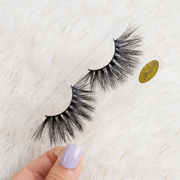 

false eyelashes mink 25mm lashes fluffy soft cruelty thick eye dramatic eyelash
