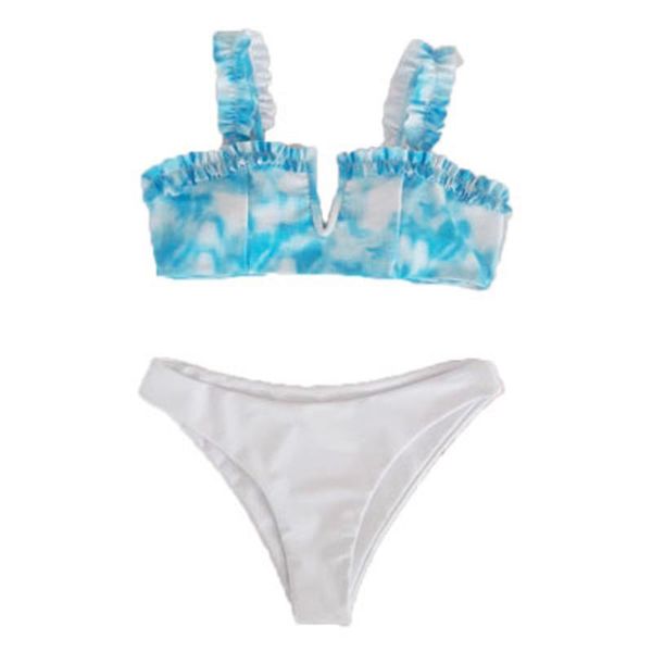 

women's swimwear 2021 bikini swimsuit women push up print set summer beach bathing suit brazilian biquini girls, White;black