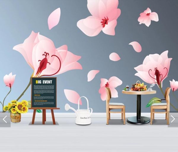 

wallpapers 3d flower wallpaper mural wall paper rolls for living room home art painting papel de parede decorative custom