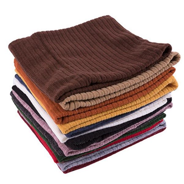 

scarves winter men women warm knitted ring thick elastic knit mufflers children neck warmer boys girl plush scarf collar, Blue;gray