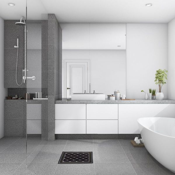 

simple diamond pattern floor pad water absorption bathroom anti-skid mat bath mats