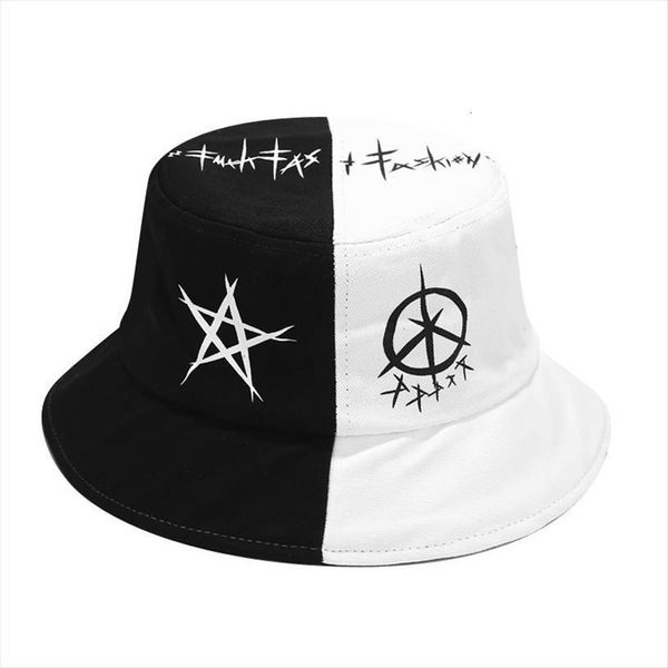 

spring cotton reversible fisherman hat for men women fashion summer panama street hip hop cap sun bucket hats, Blue;gray