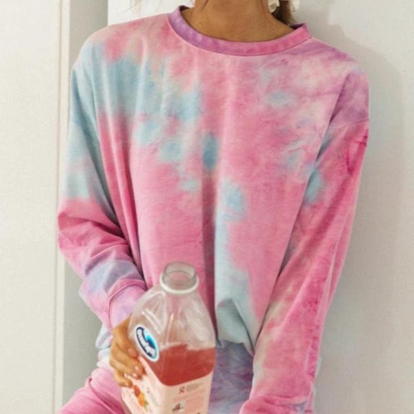 

pant European women's fashions house color printing suit dye long sleeves, White