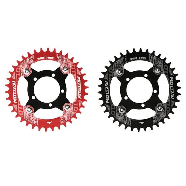

bike heels & chainwheels motsuv 104bcd e-bike chainring + adapter for bafang bbs01/bbs02 mid drive motor electric bicycle