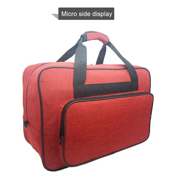 

dustproof wear resistant with handles multi pockets anti scratch sewing machine bag zipper closure portable large capacity nylon other arts