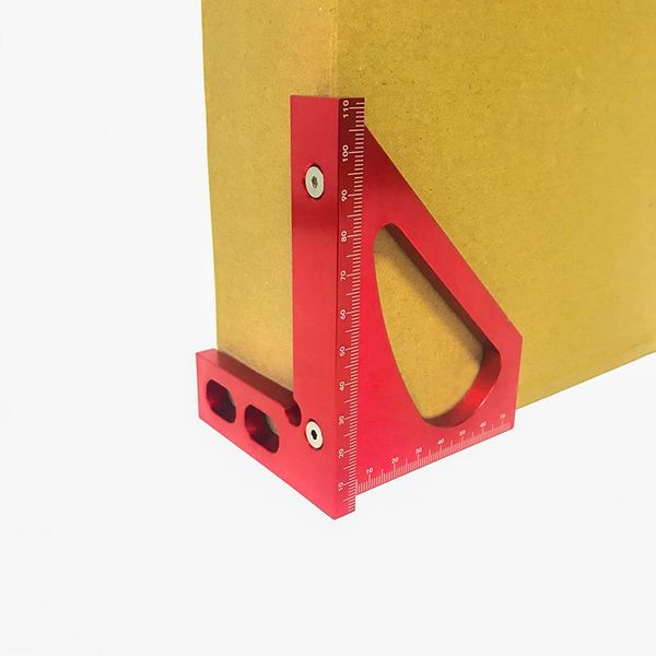 

professional hand tool sets woodworking square protractor aluminum alloy mite drawing line ruler high precision layout measuring for enginee