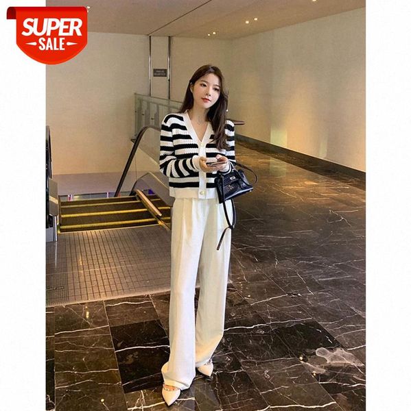 

short v-neck contrast color knitted cardigan for women #li3m, White