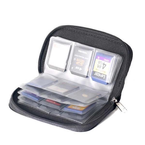 

storage bags memory card bag 22 slots for sd sdhc mmc microsd multifunction carrying pouch case holder