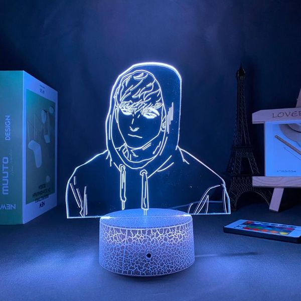 

night lights acrylic led lamp anime figure killing stalking manga oh sangwoo light for bedroom decor gift nightlight