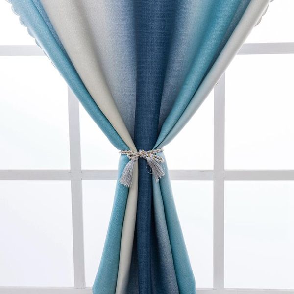

thermal insulated self-sticky curtains hanging without rod artistic style three-color high practicality simple curtain & drapes