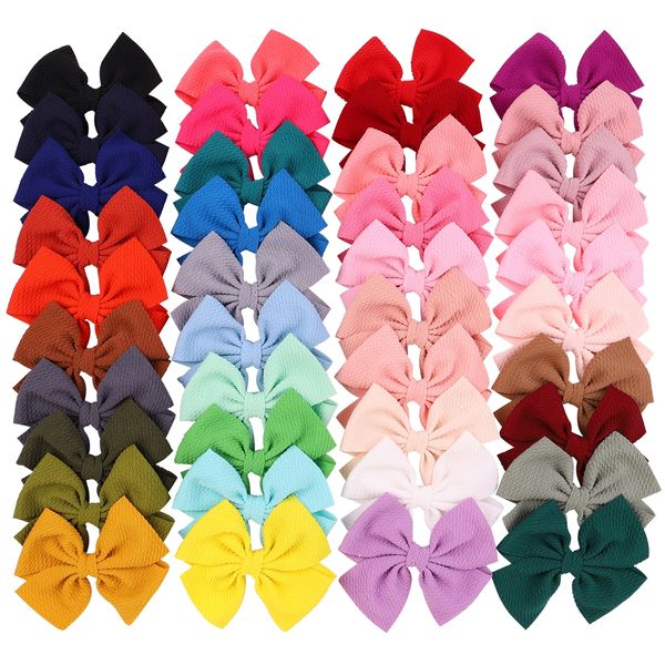 1 peça bonito nylon bowknot viculos de cabelo para meninas handmade segurança capacetes boutique doce barrettes crianças acessórios de cabelo