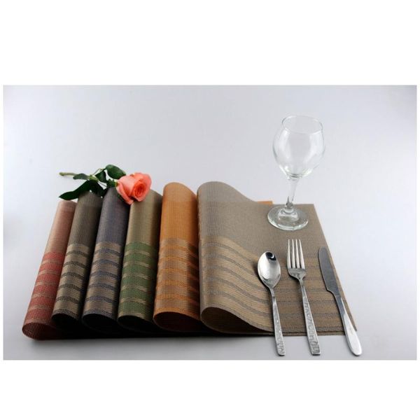 

textilene placemat table napkins pad 70% pvc +30% pet heat insulation mats for dining kitchen restaurant el & pads