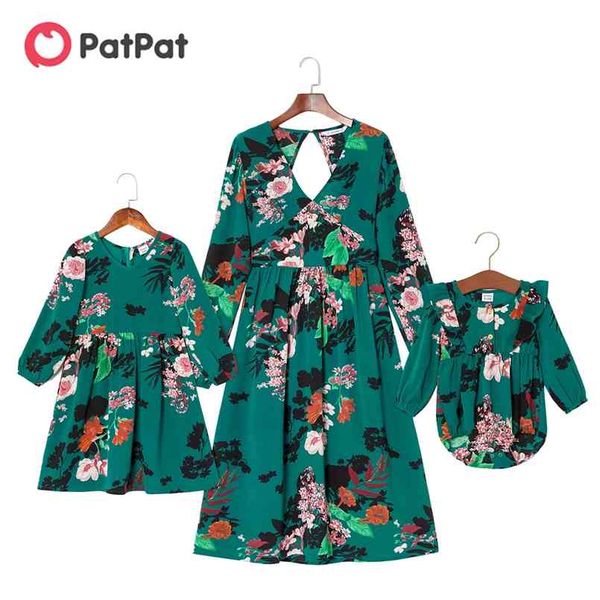 

arrival floral print matching dresses 210528, Blue