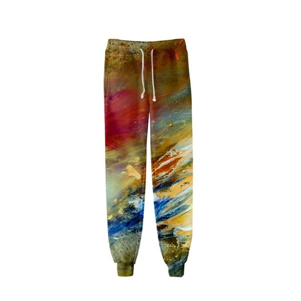 

tie dye 3d printed sweatpants fashion harajuku jogger pants colorful track slim streetwear men/women trousers women's & capris, Black;white