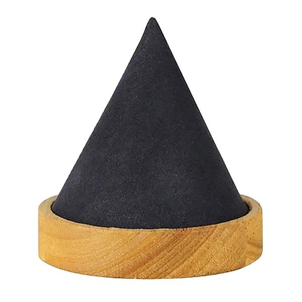 

jewelry pouches, bags cone shape wooden bangle bracelet anklet display stand ring watch holder showing storage rack accessories, Pink;blue
