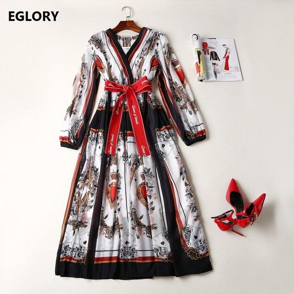 

casual dresses big size dress 2021 spring summer bohemian women v-neck sweetheart prints sashes chiffon casua 6xl, Black;gray