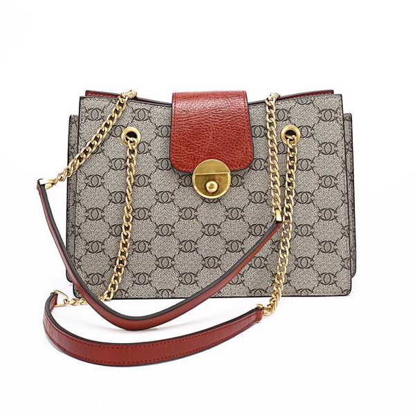 

classic fashion double-headed deer printed shoulder bag big brand boutique handbags original imitation luxury designer wallets convenient sh